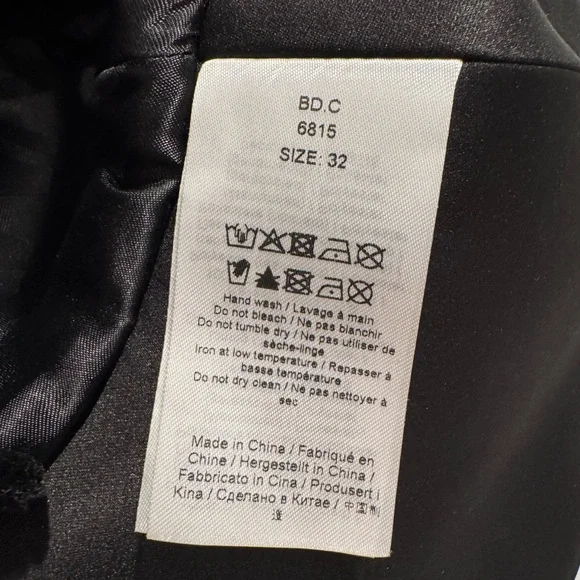 NWT GANNI black satin Duchess top - Picture 6 of 8